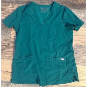 Figs small hunter green Casma top